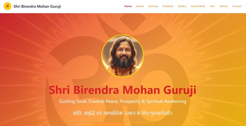 Birendra Mohan Guruji - Devotional and spiritual platform